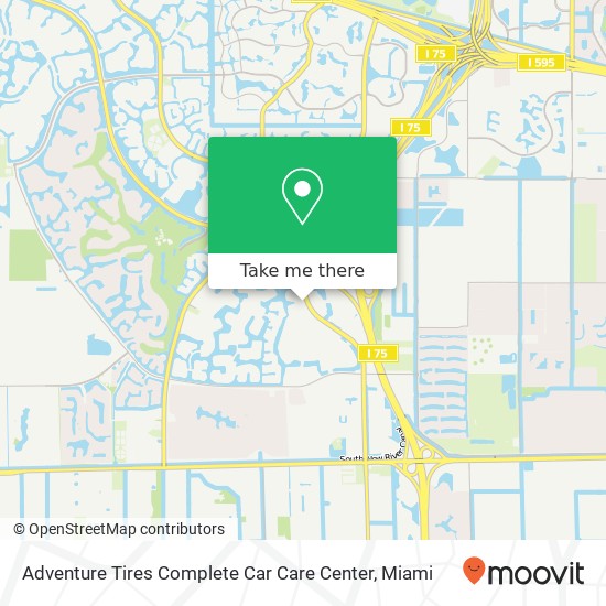 Mapa de Adventure Tires Complete Car Care Center