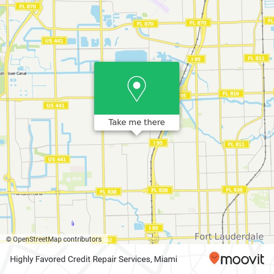 Highly Favored Credit Repair Services map