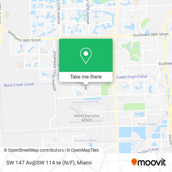 SW 147 Av@SW 114 te (N/F) map