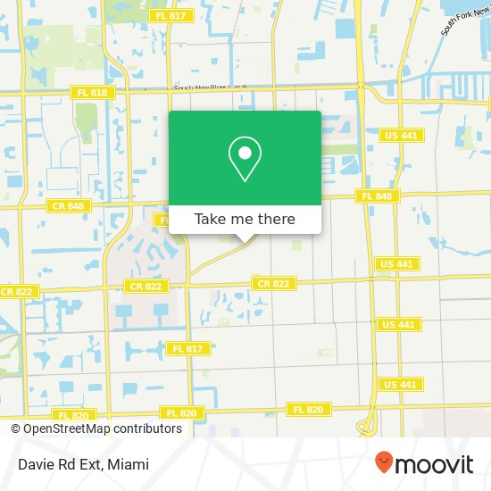 Mapa de Davie Rd Ext