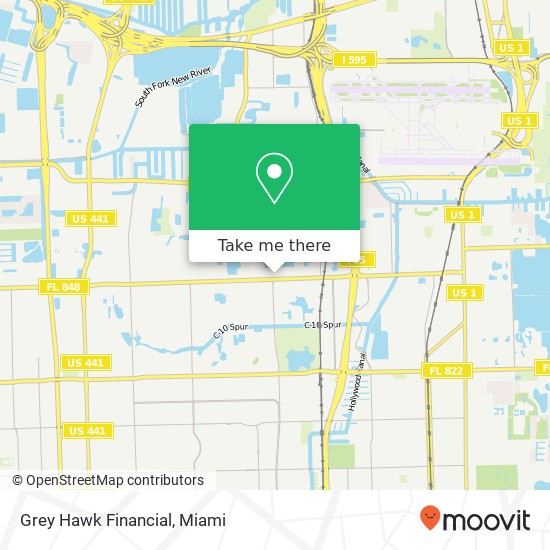 Mapa de Grey Hawk Financial