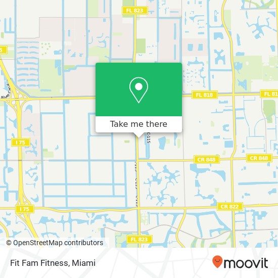 Mapa de Fit Fam Fitness