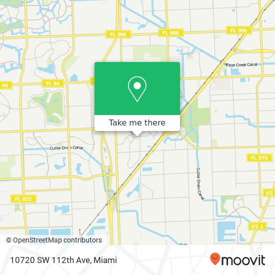 10720 SW 112th Ave map