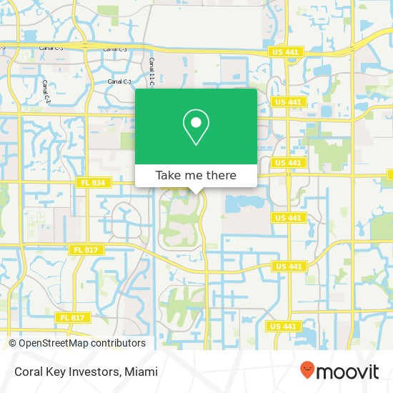Coral Key Investors map