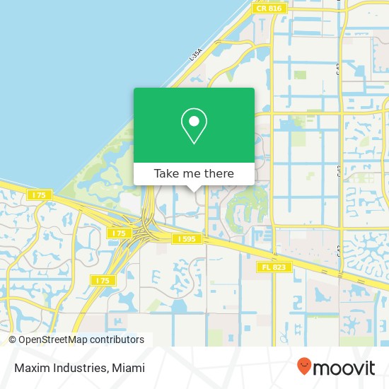 Maxim Industries map