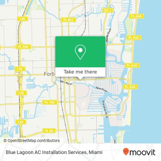 Mapa de Blue Lagoon AC Installation Services