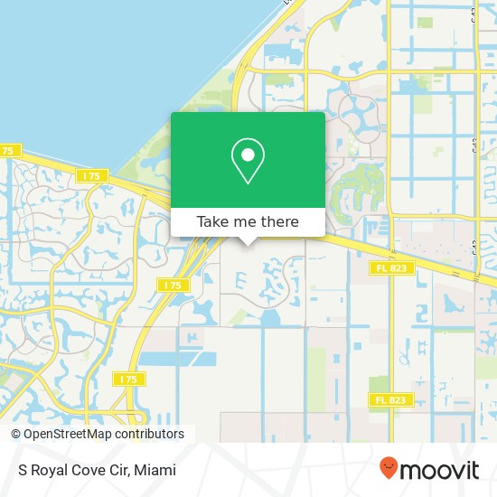 S Royal Cove Cir map