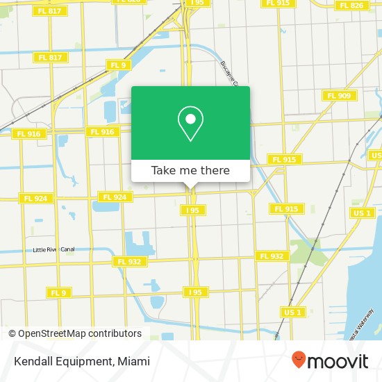 Mapa de Kendall Equipment