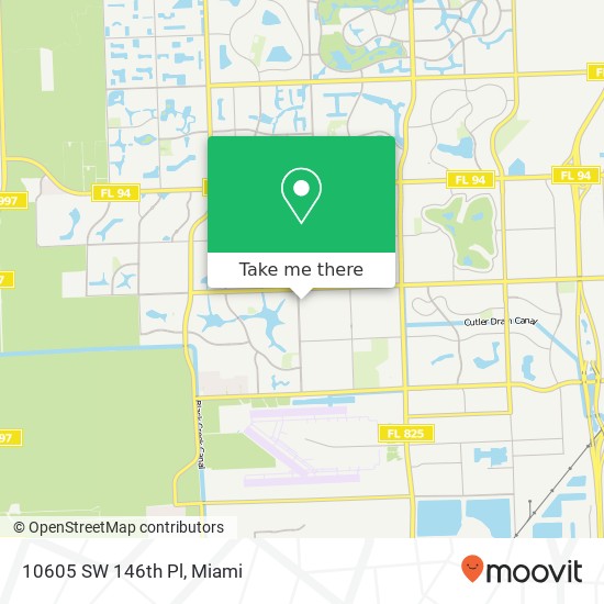 10605 SW 146th Pl map