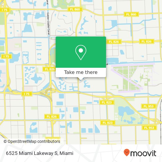 Mapa de 6525 Miami Lakeway S