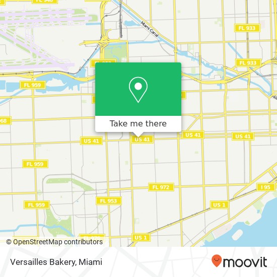 Versailles Bakery map