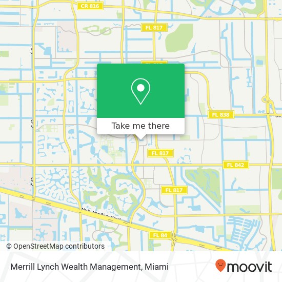 Mapa de Merrill Lynch Wealth Management