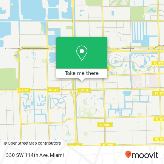 330 SW 114th Ave map