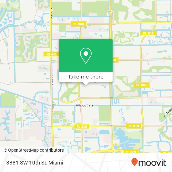 8881 SW 10th St map