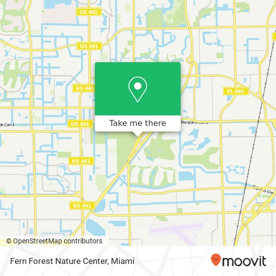 Fern Forest Nature Center map