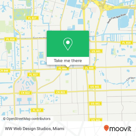 Mapa de WW Web Design Studios