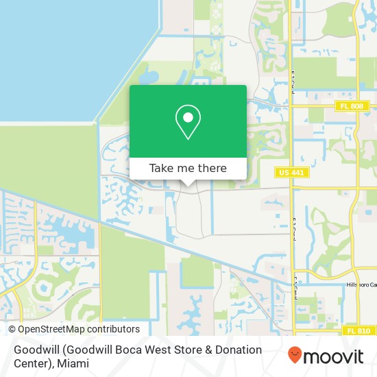 Mapa de Goodwill (Goodwill Boca West Store & Donation Center)