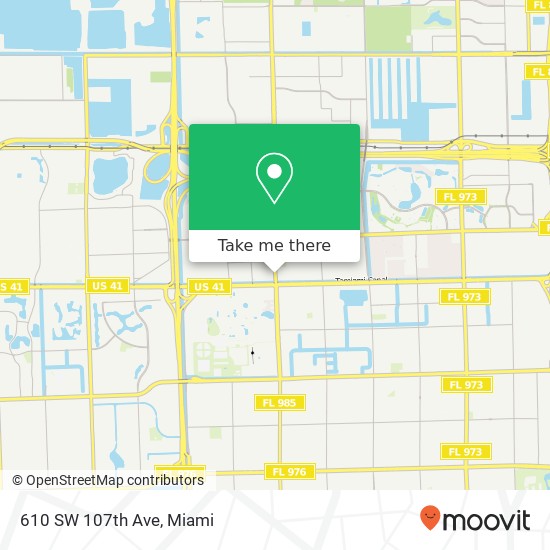 610 SW 107th Ave map