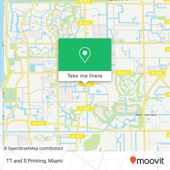 Mapa de TT and S Printing