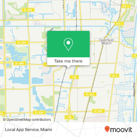 Mapa de Local App Service