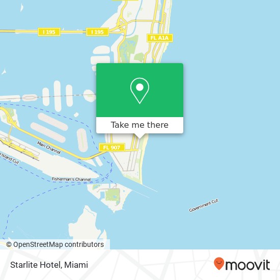 Starlite Hotel map