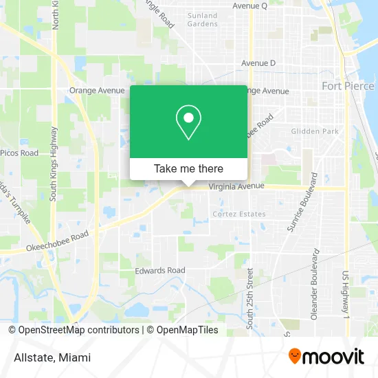 Allstate map