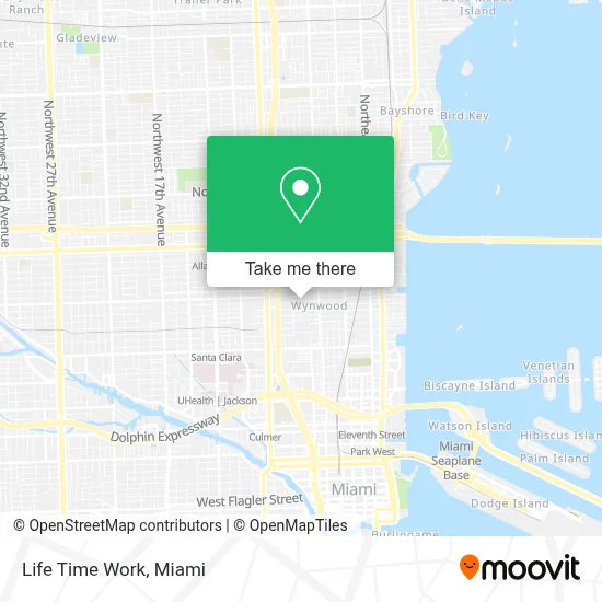 Life Time Work map