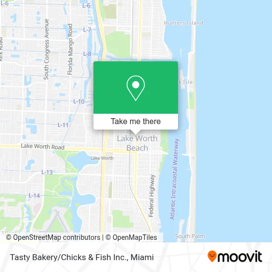 Tasty Bakery / Chicks & Fish Inc. map