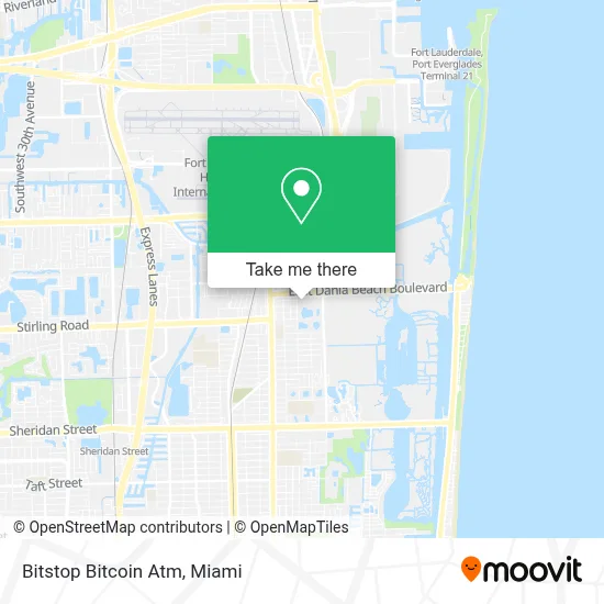 Bitstop Bitcoin Atm map