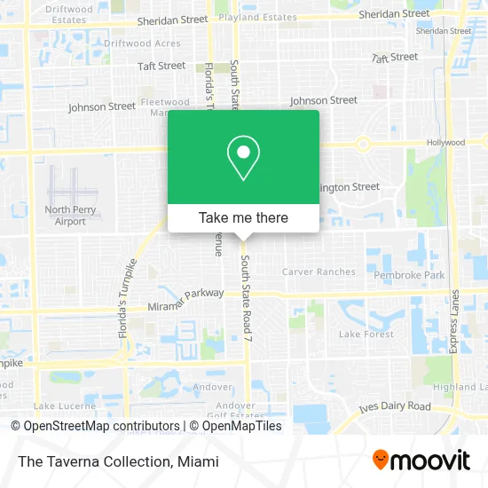 The Taverna Collection map