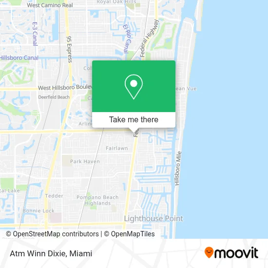 Atm Winn Dixie map