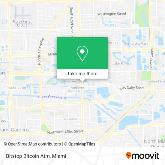 Bitstop Bitcoin Atm map