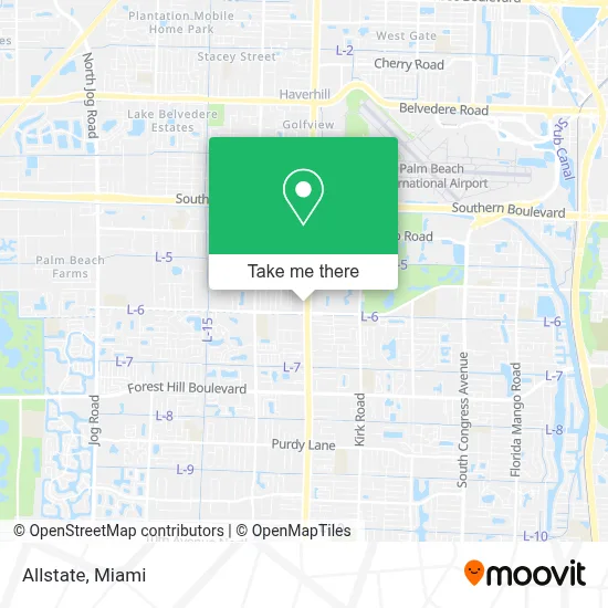 Allstate map