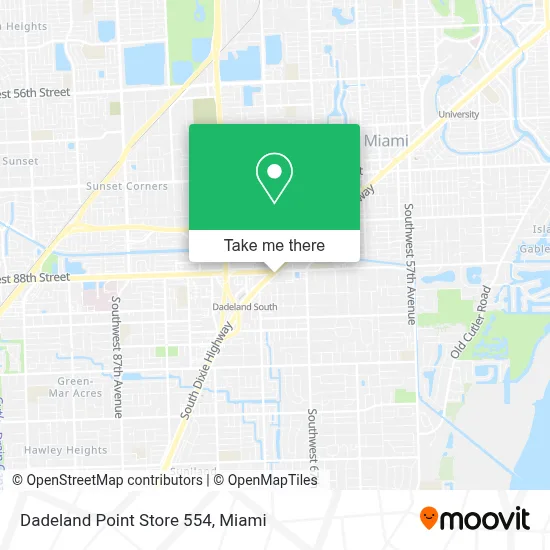 Dadeland Point Store 554 map