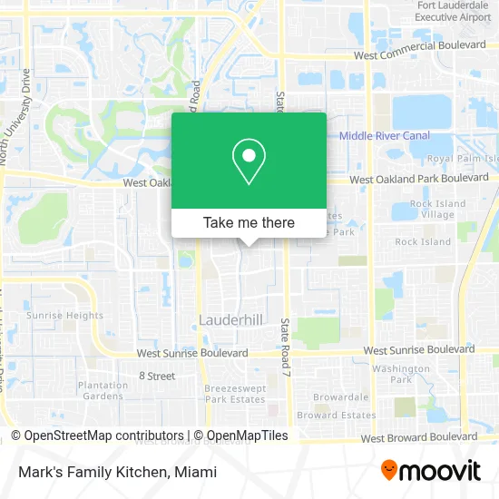 Mark's Family Kitchen map