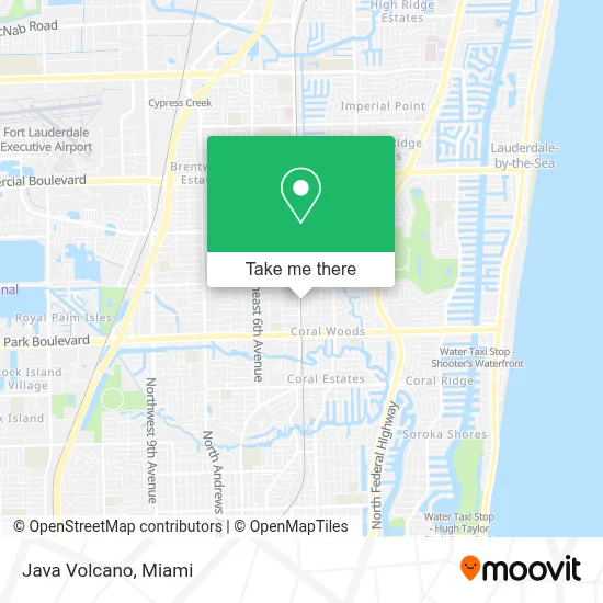 Java Volcano map