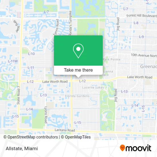 Allstate map