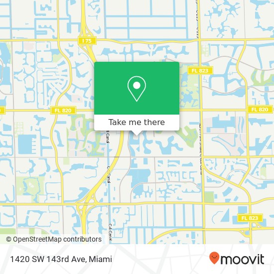 1420 SW 143rd Ave map