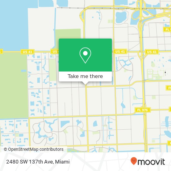 2480 SW 137th Ave map