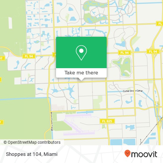 Shoppes at 104 map