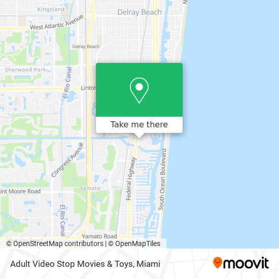 Adult Video Stop Movies & Toys map