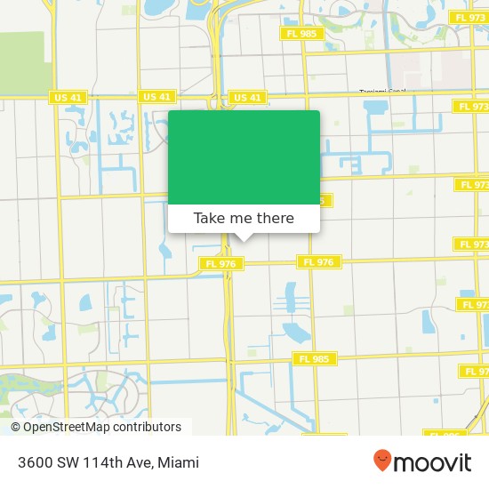 3600 SW 114th Ave map