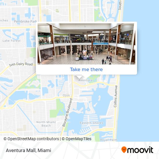 Aventura Mall map