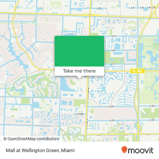 Mall at Wellington Green map