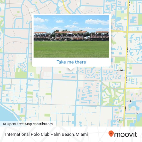Mapa de International Polo Club Palm Beach
