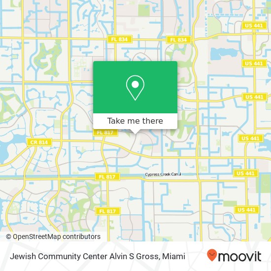 Mapa de Jewish Community Center Alvin S Gross
