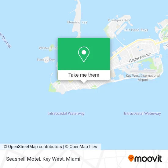 Seashell Motel, Key West map