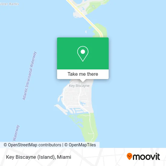 Key Biscayne (Island) map