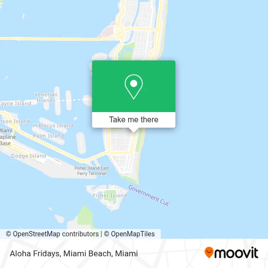 Aloha Fridays, Miami Beach map