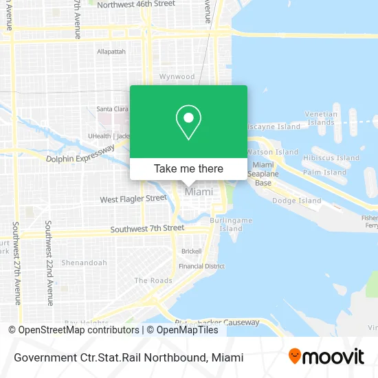 Government Ctr.Stat.Rail Northbound map